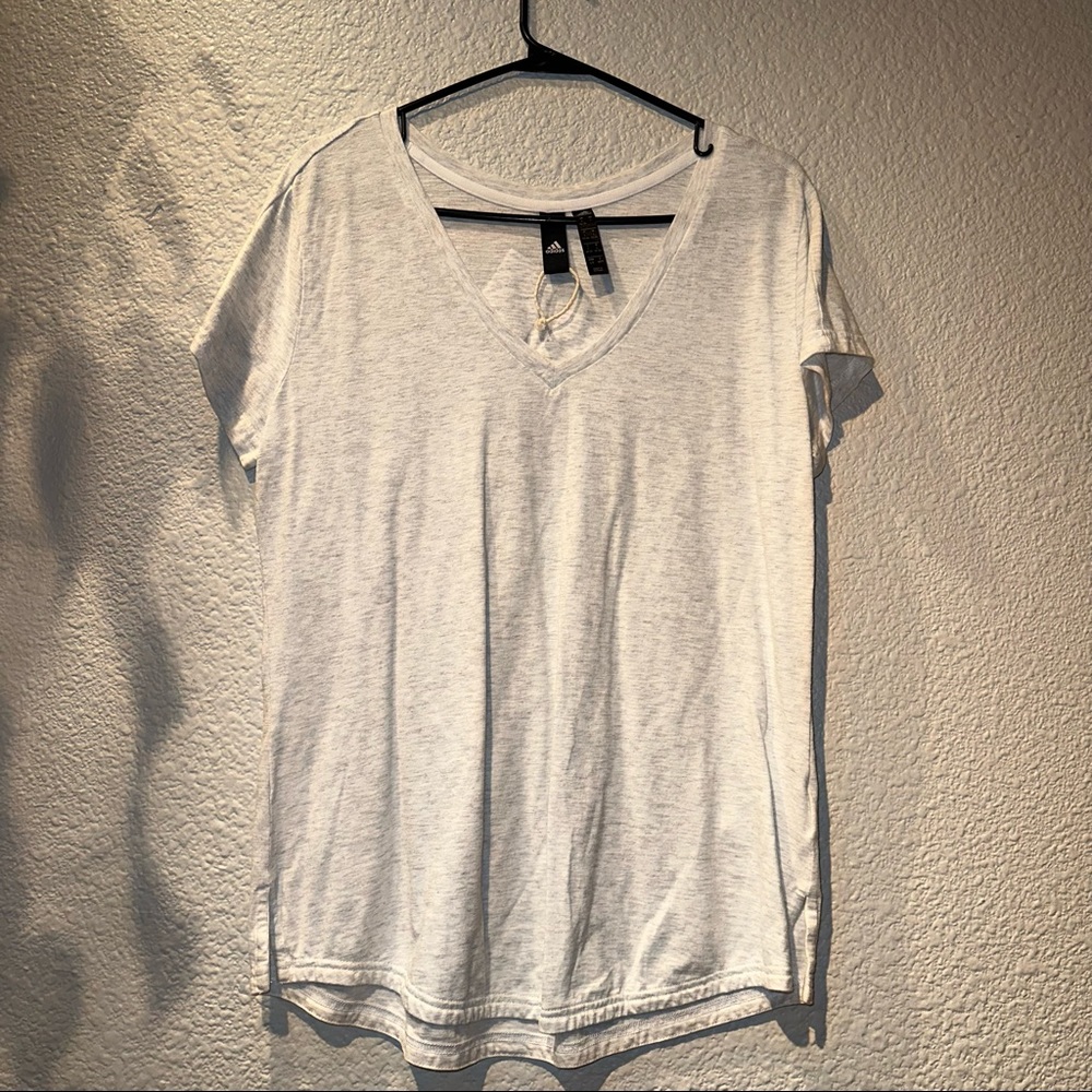 Adidas White/Grey Top